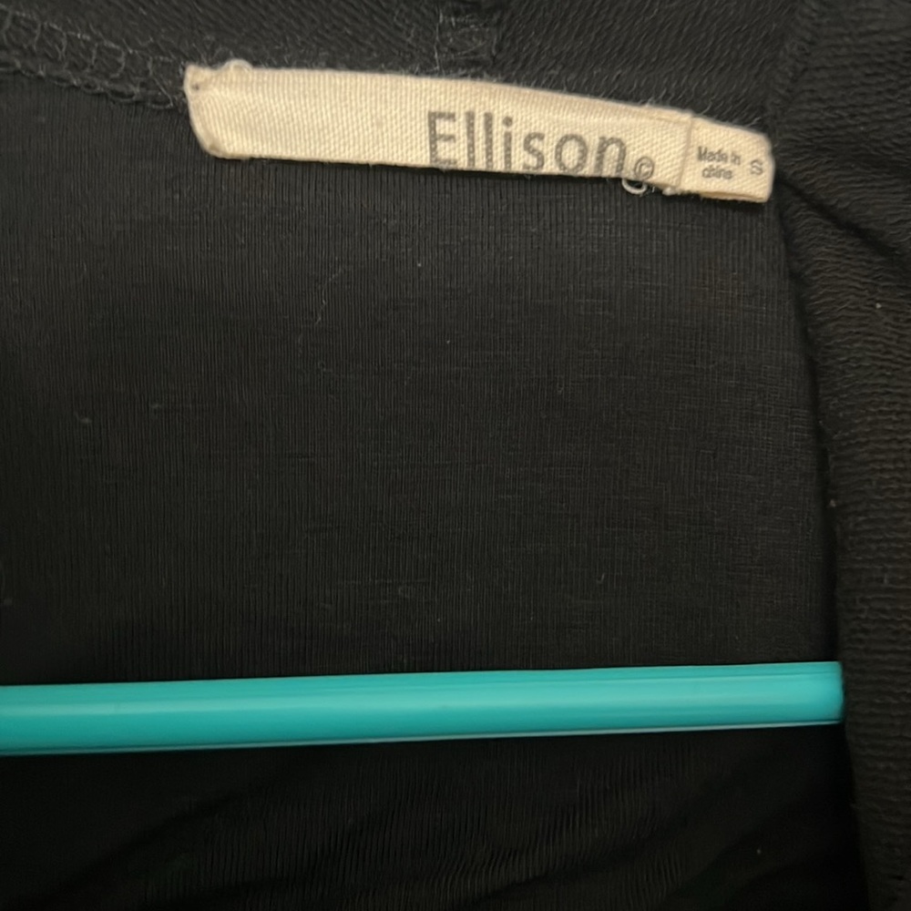 Black faux, leather trim jacket - Picture 5 of 5
